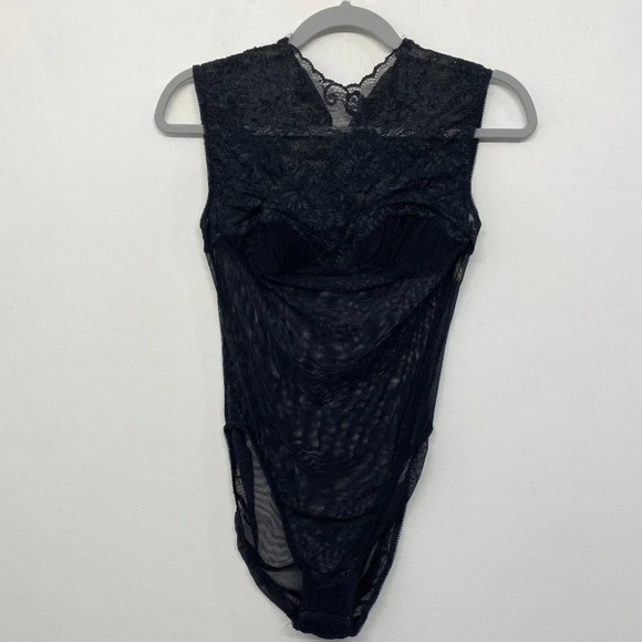 Vintage Crown Label Pre Gold Label Lace Victoria's Secret Bodysuit Union Made - Picture 1 of 11